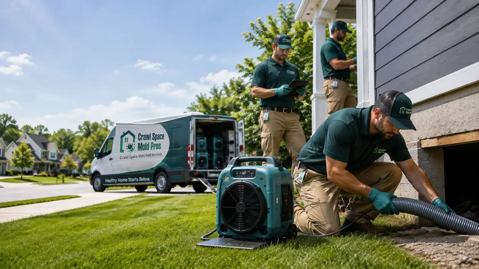 Crawl Space Mold Removal in Alpena, SD